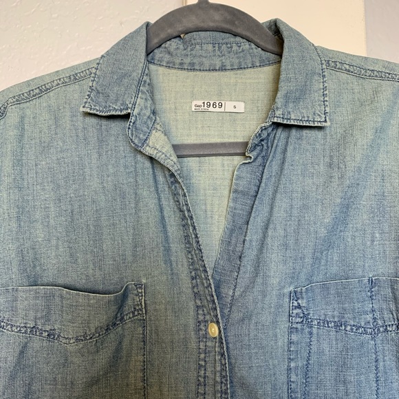 Chambray button down shirt - Picture 3 of 7